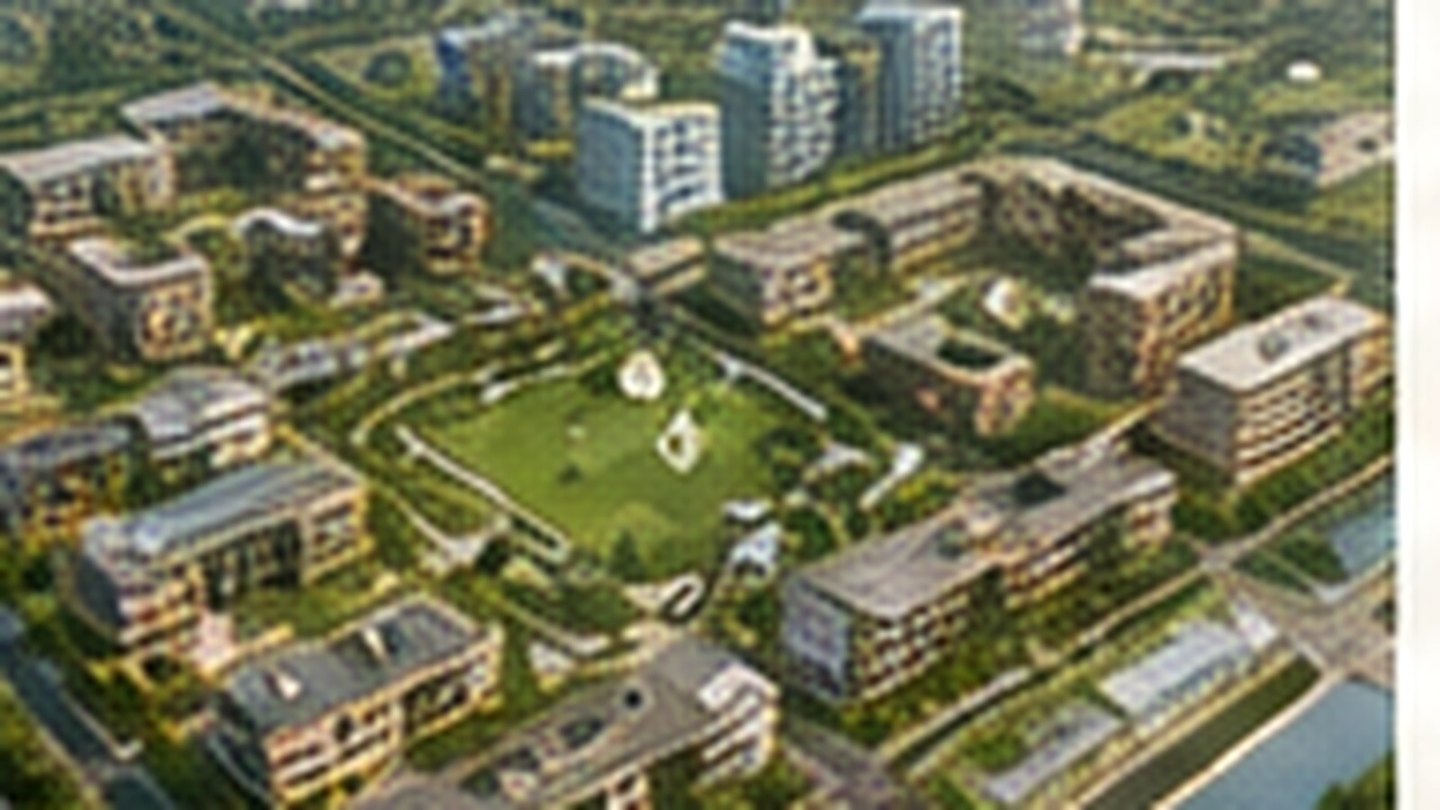 Masterplan aéreo de Social House Village